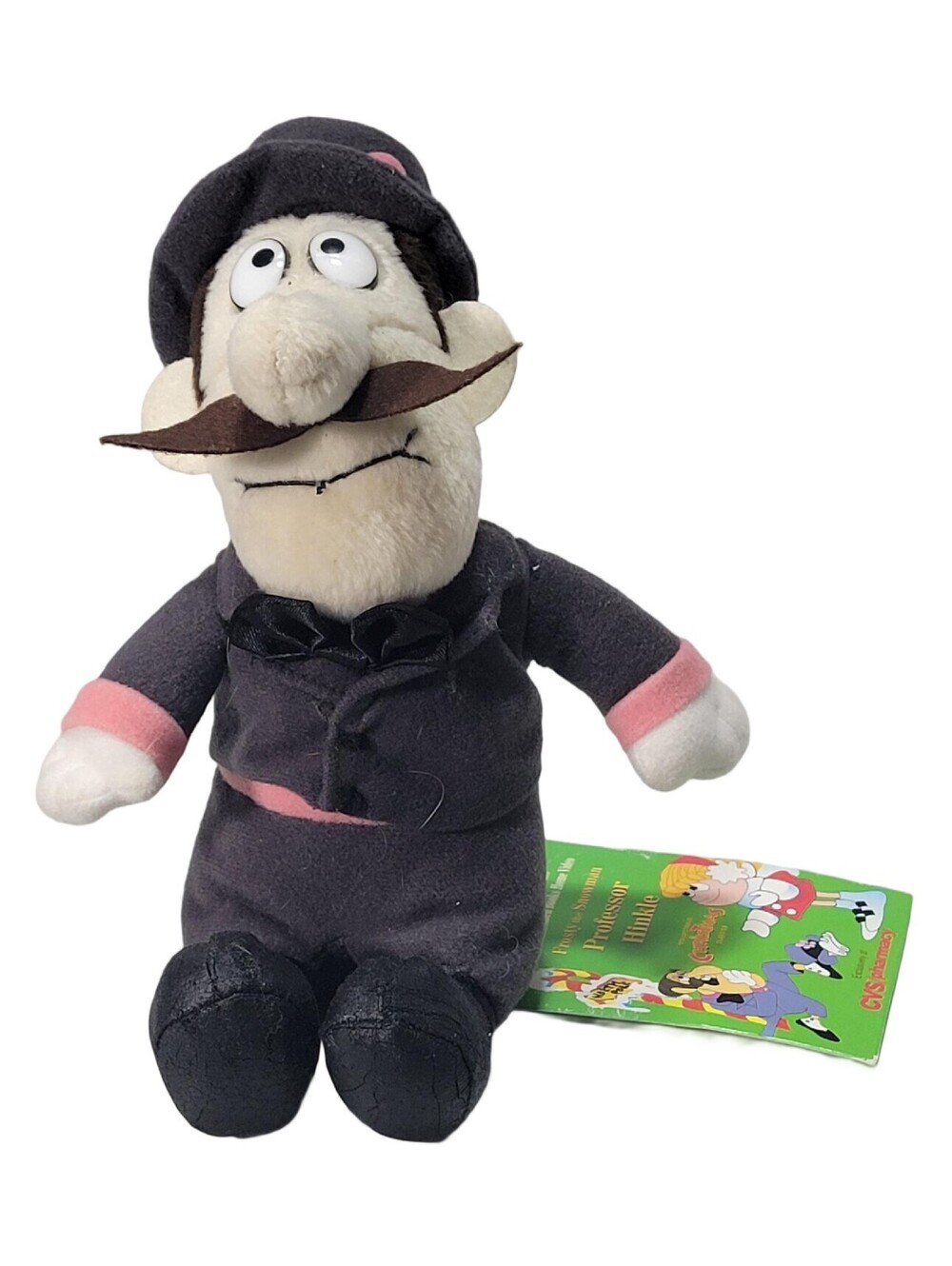 Vintage Stuffins Frosty the Snowman Professor Hinkle Plush Beanbag CVS Tag
